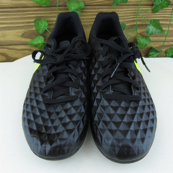 Nike Boys Cleat Shoes Athletic Black Synthetic Lace Up Size‎ Y 5.5 Medium - Picture 2 of 7
